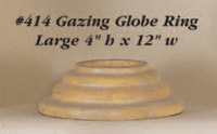 Thumbnail for Gazing Globe Ring Cast Stone Outdoor Asian Collection Accessories Tuscan 