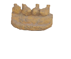 Bird Feeder Nest Cast Stone Outdoor Asian Collection Accessories Tuscan 