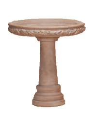 Thumbnail for Acorn Bird Bath Cast Stone Outdoor Asian Collection BirdBath Tuscan 