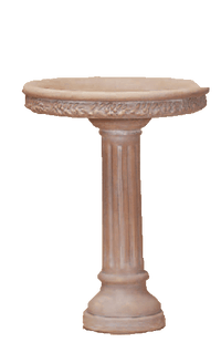 Thumbnail for Olivia Bird Bath Cast Stone Outdoor Asian Collection BirdBath Tuscan 