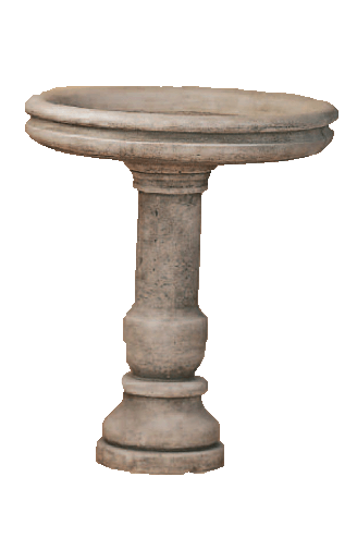 Mosaic Bird Bath Cast Stone Outdoor Asian Collection BirdBath Tuscan 