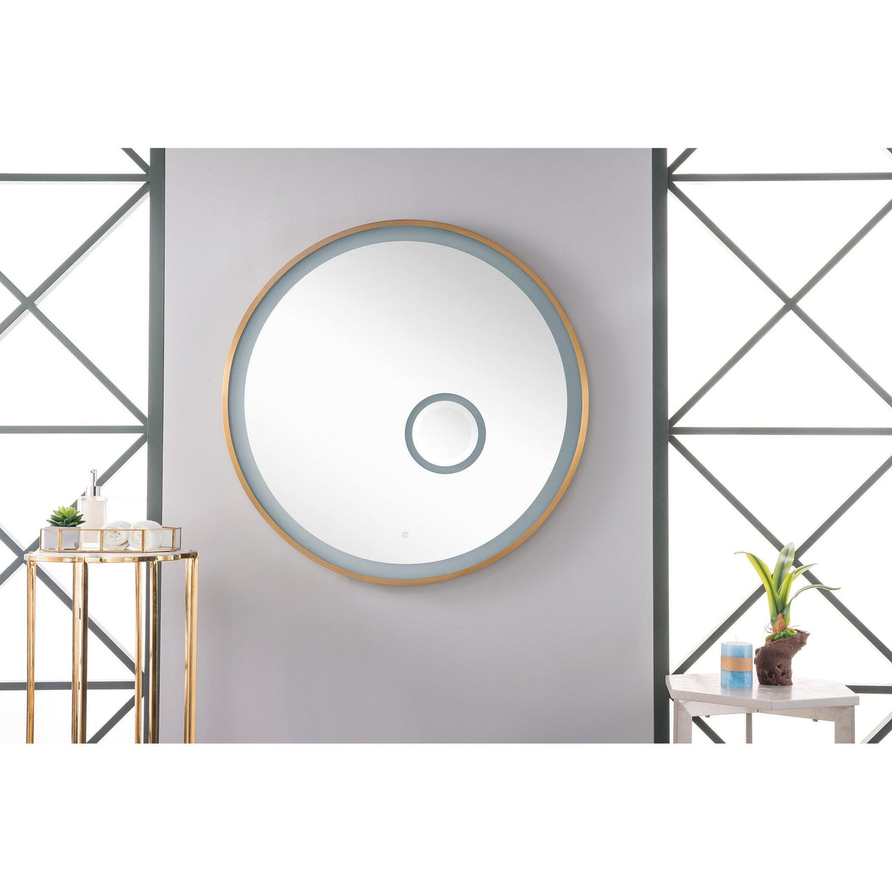 James Martin Radiance 36" Mirror Mirrors James Martin Brushed Gold 