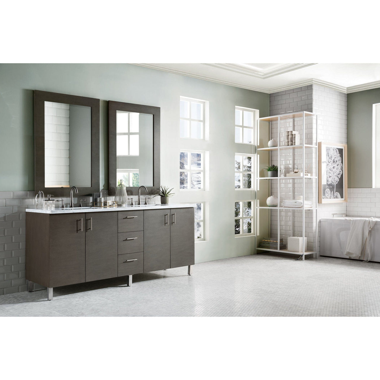 James Martin Metropolitan 72" Double Vanity Vanity James Martin 