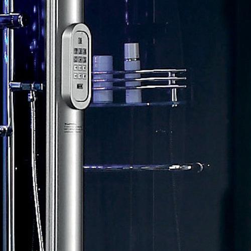 Maya Bath Siena-Black-Right Steam Shower Steam Shower Maya Bath 