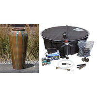 Thumbnail for Oil Jar FNT50034 Ceramic Vase Complete Fountain Kit Vase Fountain Blue Thumb 