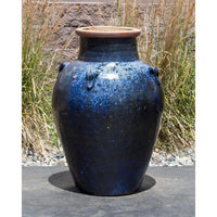 Thumbnail for Amphora FNT50079 Ceramic Vase Complete Fountain Kit Vase Fountain Blue Thumb 
