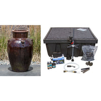 Thumbnail for Amphora FNT50084 Ceramic Vase Complete Fountain Kit Vase Fountain Blue Thumb 