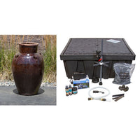 Thumbnail for Amphora FNT50101 Ceramic Vase Complete Fountain Kit Vase Fountain Blue Thumb 