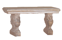 Thumbnail for Griffen Bench Cast Stone Outdoor Asian Collection Statues Collection Tuscan 