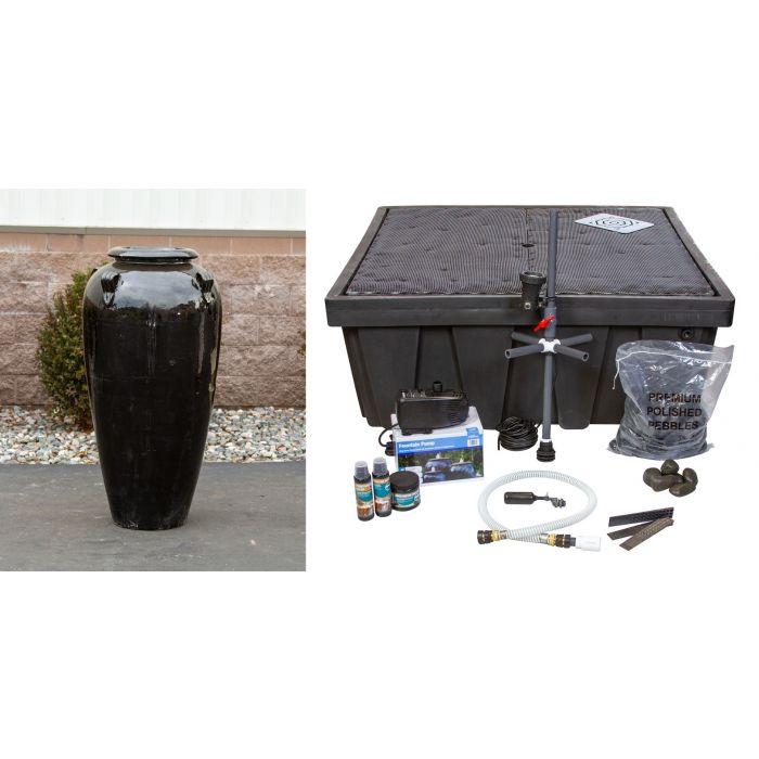 Amphora FNT50221 Ceramic Vase Complete Fountain Kit Vase Fountain Blue Thumb 