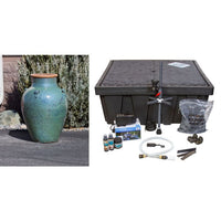 Thumbnail for Amphora FNT50262 Ceramic Vase Complete Fountain Kit Vase Fountain Blue Thumb 