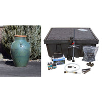 Thumbnail for Amphora FNT50265 Ceramic Vase Complete Fountain Kit Vase Fountain Blue Thumb 