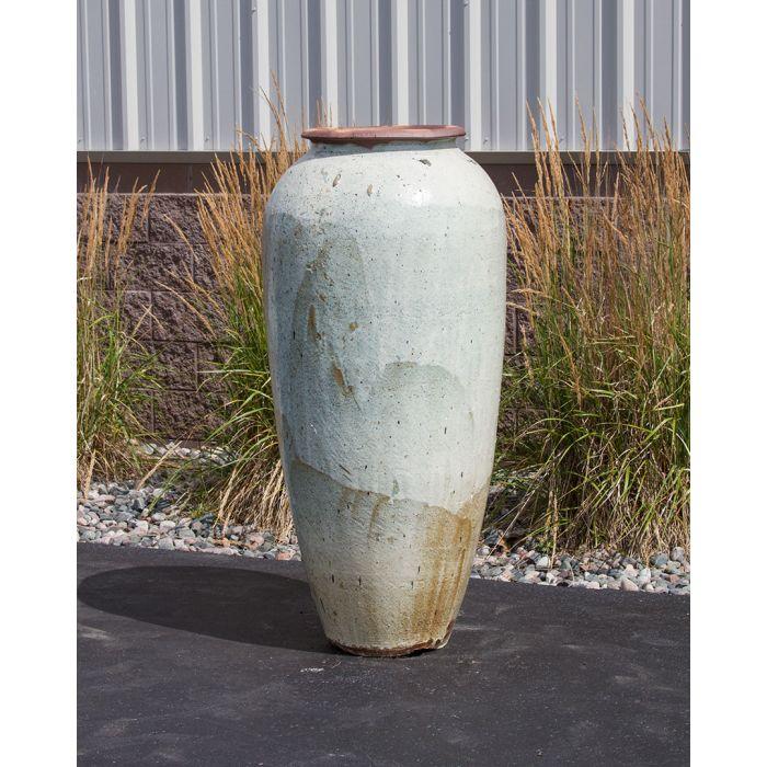 Tuscany FNT50288 Ceramic Triple Vase Complete Fountain Kit Vase Fountain Blue Thumb 