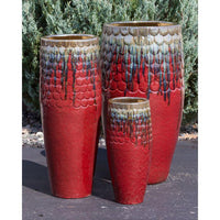 Thumbnail for Tivoli FNT50344 Ceramic Triple Vase Complete Fountain Kit Vase Fountain Blue Thumb 