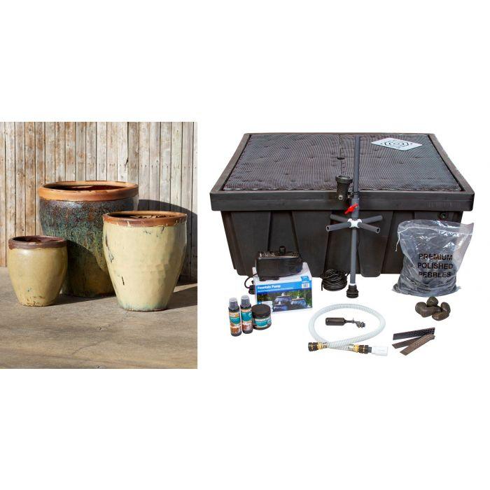 Tuscany Fountain Kit - FNT50450 Vase Fountain Blue Thumb 