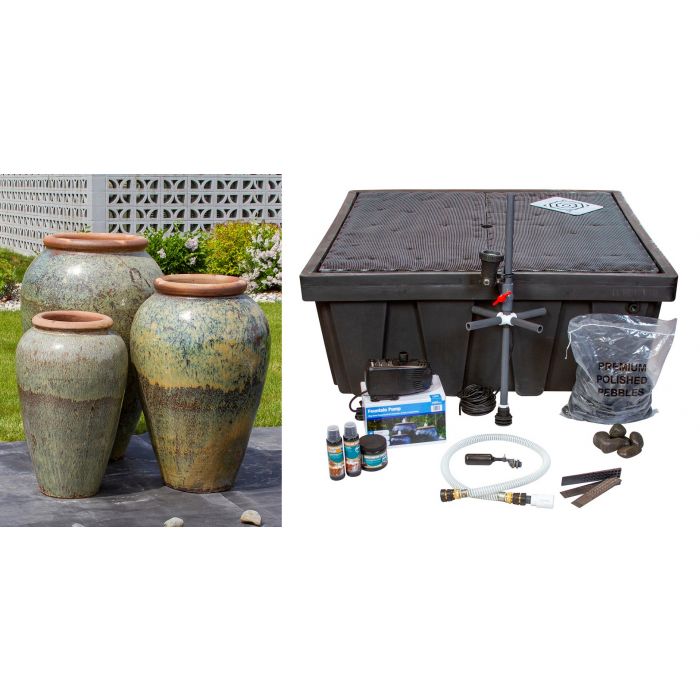 Tuscany Fountain Kit - FNT50476 Vase Fountain Blue Thumb 