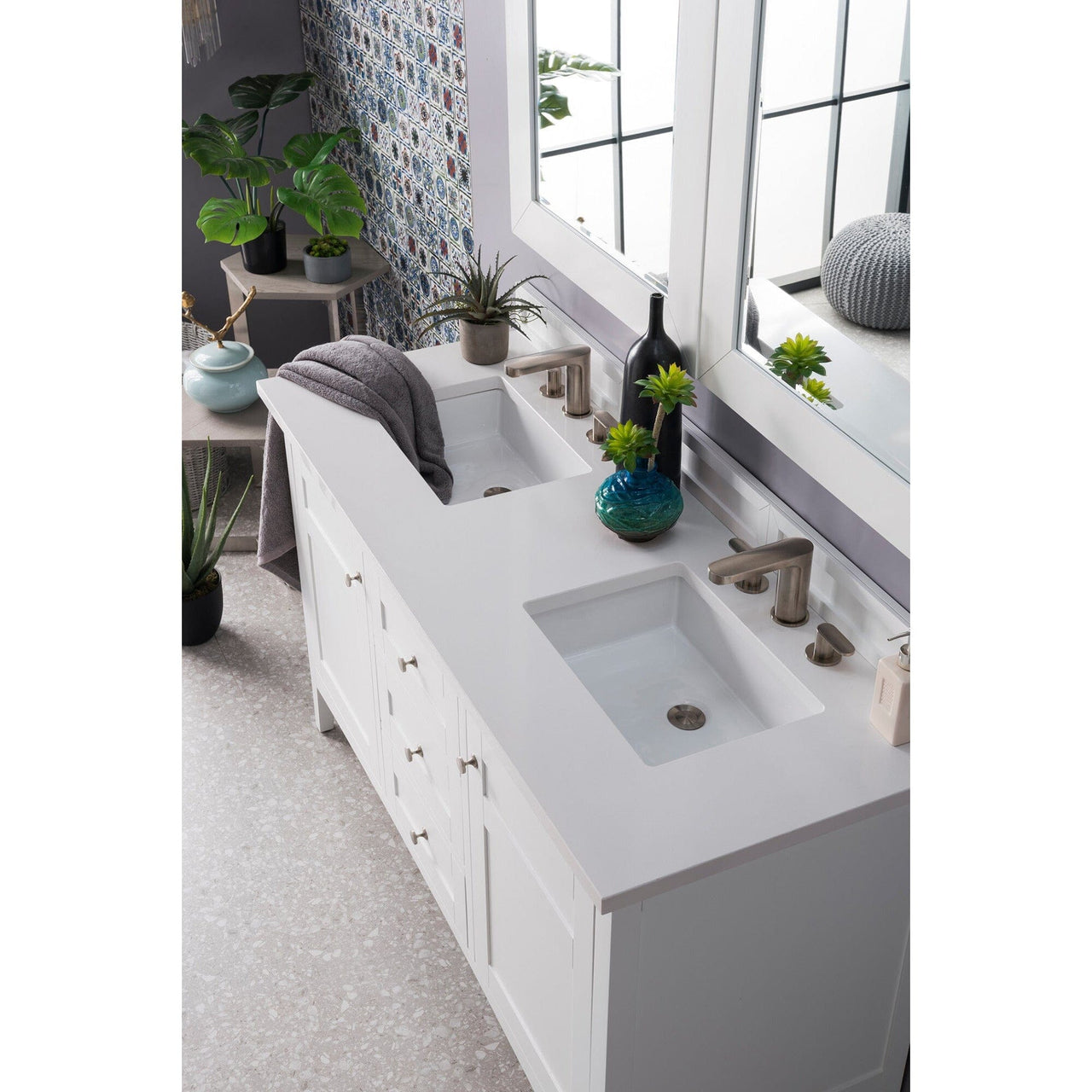 James Martin Palisades 60" Double Vanity Vanity James Martin 