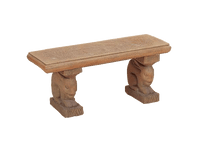 Thumbnail for Bunny Outdoor Cast Stone Garden Bench Benches Tuscan 