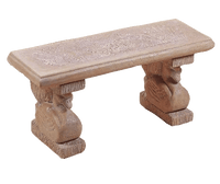 Thumbnail for Duck Outdoor Cast Stone Garden Bench Benches Tuscan 
