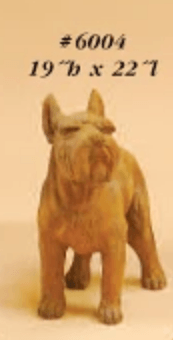 Schnauzer Cast Stone Outdoor Asian Collection Statues Tuscan 