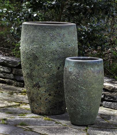 Campania International Glazed Terra cotta Ta Som Planter Urn/Planter Campania International 