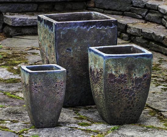Campania International Glazed Terra cotta Banteay Planter Urn/Planter Campania International 