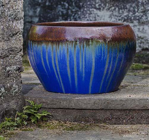 Campania International Glazed Terra cotta Maia Planter Urn/Planter Campania International 