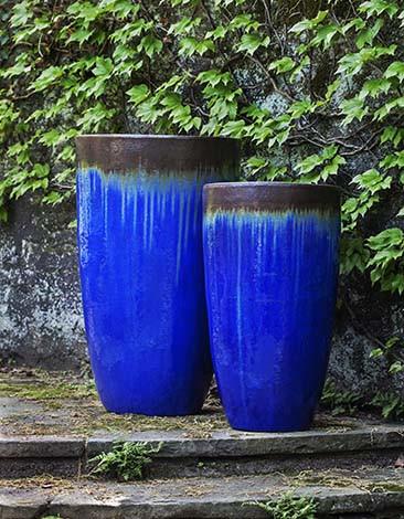 Campania International Glazed Terra cotta Orion Planter Urn/Planter Campania International 