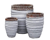 Thumbnail for Campania International Glazed Terra Cotta Guaracha Planter Urn/Planter Campania International 