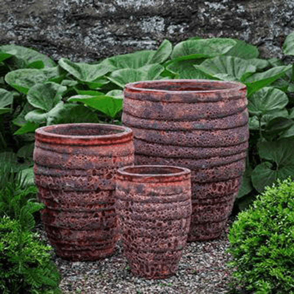 Campania International Glazed Terra cotta Guaracha Planter Urn/Planter Campania International 