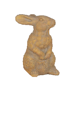 Bunny Up and Down Cast Stone Outdoor Asian Collection Statues Tuscan 