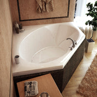 Thumbnail for Atlantis Whirlpools 6060VAR Venus 60 x 60 Corner Air Jetted Bathtub Whirlpool Bathtub Atlantis 