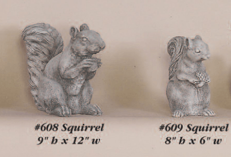 Squirrel Cast Stone Outdoor Asian Collection Statues Tuscan 