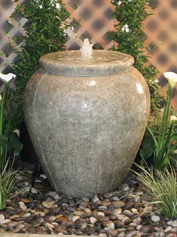 Santa Barbara Fountain with 2' Reservoir Fountain Fiore Stone 