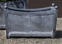 Thumbnail for Campania International Zinc coated Steel Loire Rectangle Planter Urn/Planter Campania International 