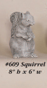 Squirrel Cast Stone Outdoor Asian Collection Statues Tuscan 