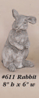 Rabbit Cast Stone Outdoor Asian Collection Statues Tuscan 
