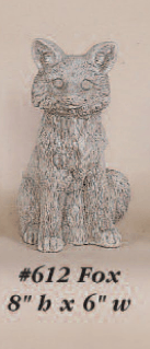 Thumbnail for Fox Cast Stone Outdoor Asian Collection Statues Tuscan 