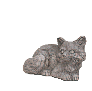 Baby Skunk Up and Down Cast Stone Outdoor Asian Collections Statues Tuscan 