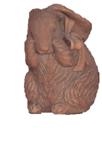 Thumbnail for Bow Bunny Cast Stone Outdoor Asian Collection Statues Tuscan 