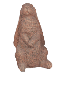Thumbnail for Long Eared Bunny Up and Down Cast Stone Outdoor Asian Collections Statues Tuscan 