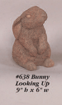 Thumbnail for Looking Bunny Up Cast Stone Outdoor Asian Collection Statues Tuscan 