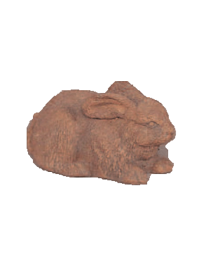 Small Rabbit Cast Stone Outdoor Asian Collection Statues Tuscan 
