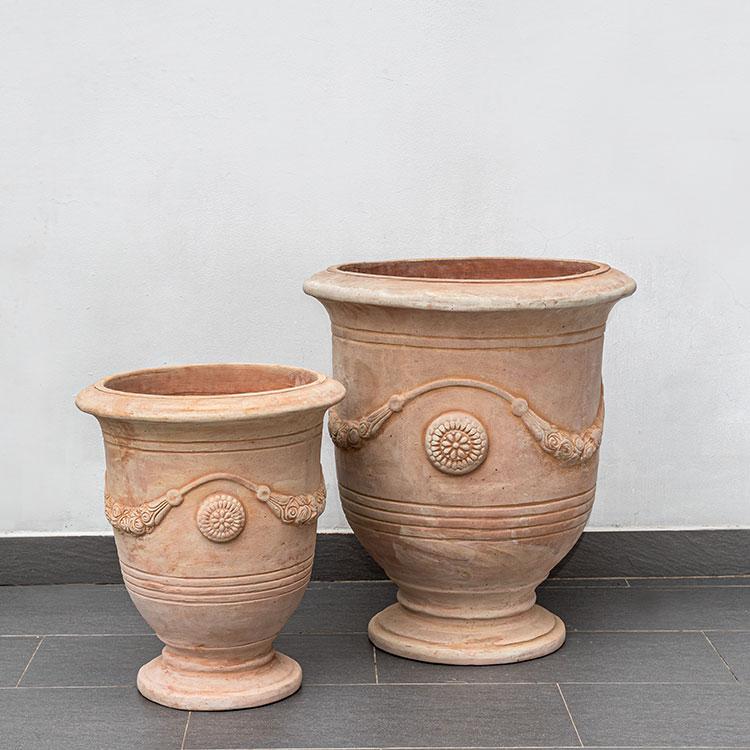 Campania International Anduze Urn Urns Campania International Terra Cotta 