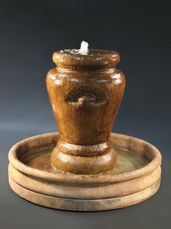 Jardine Fountain with 46" Basin Fountain Fiore Stone 