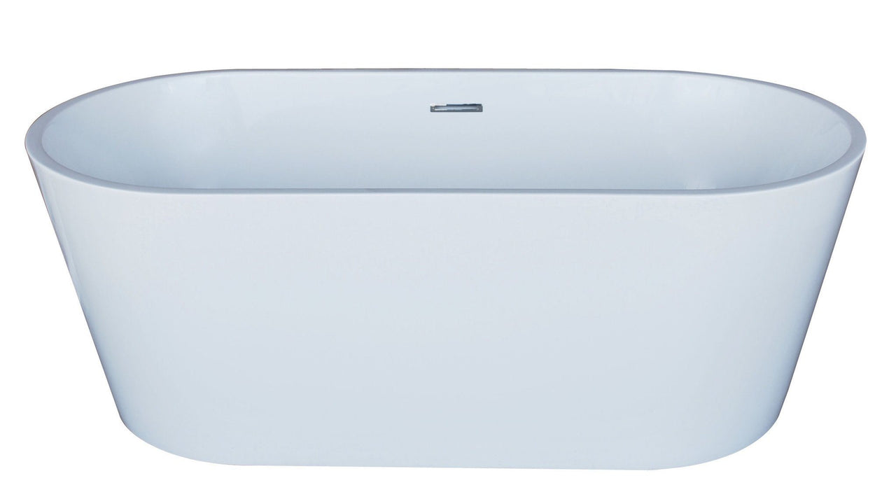 Atlantis Whirlpools 6731BWSXCWXX Bowen 32 x 67 Oval Acrylic Freestanding Bathtub Whirlpool Bathtub Atlantis 