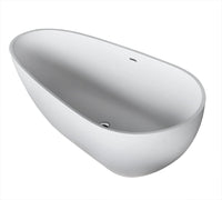 Thumbnail for Atlantis Whirlpools 6733ANSXCWXX Arnaud 34 x 67 Artificial Stone Freestanding Bathtub Whirlpool Bathtub Atlantis 