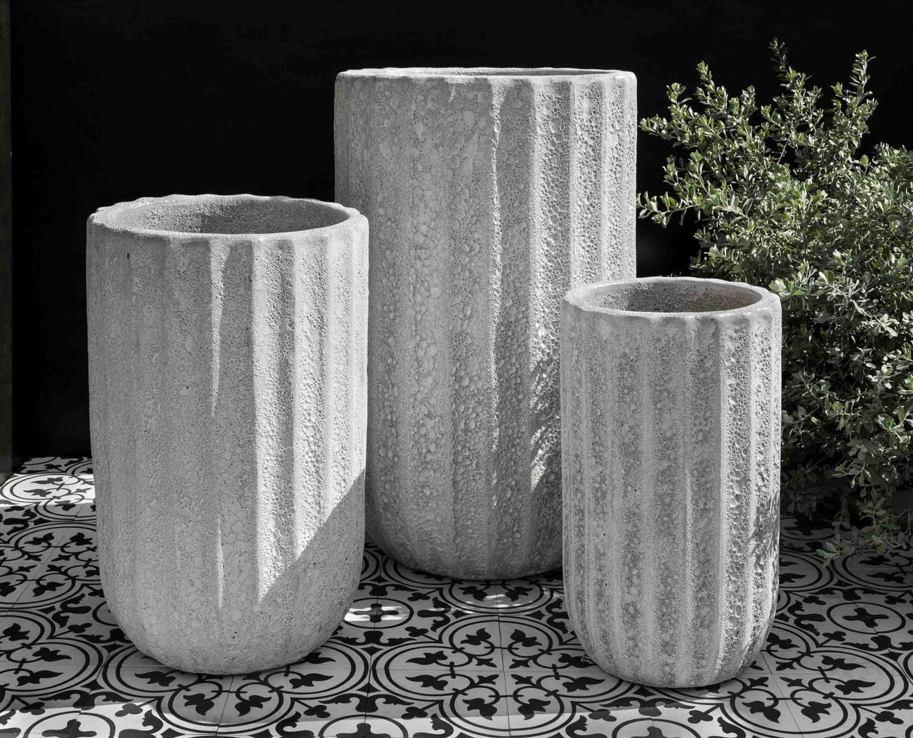 Campania International Maris Planter - S/3 Urn/Planter Campania International White Tall 