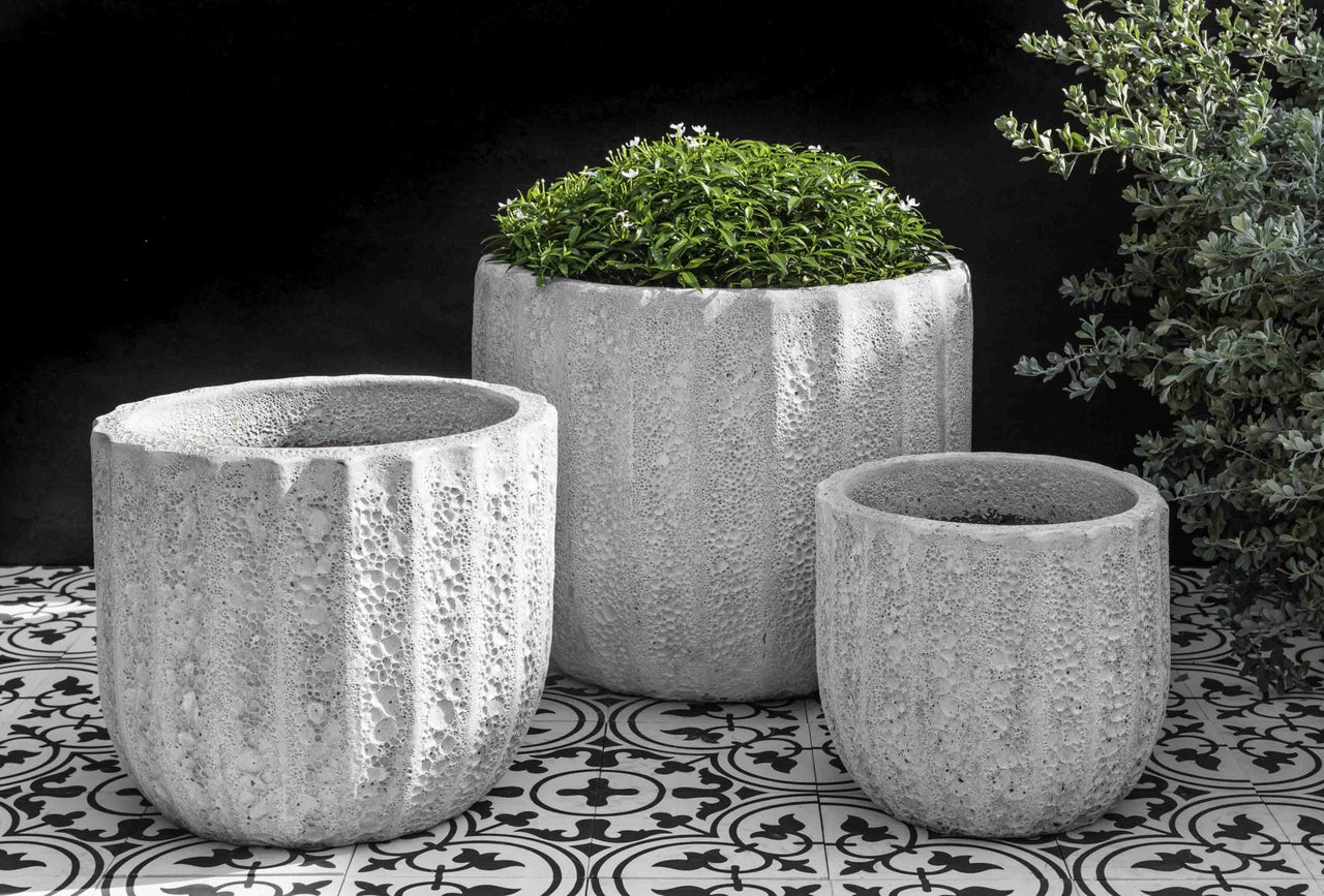 Campania International Maris Planter - S/3 Urn/Planter Campania International White Medium 