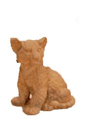 Thumbnail for Leopard Cub Cast Stone Outdoor Asian Collection Statues Tuscan 